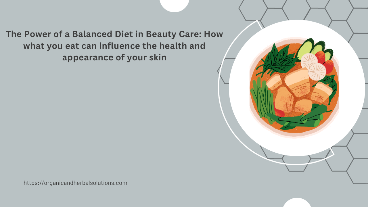 The Power of a Balanced Diet in Beauty Care: How what you eat can influence the health and appearance of your skin