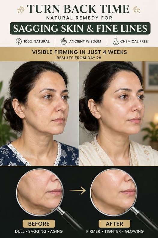 Turn Back Time Naturally for Sagging Skin and Fine Lines