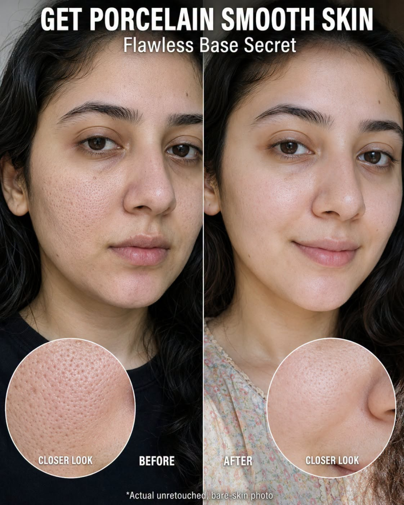 Get Porcelain Smooth Skin Naturally: Flawless Bare-Skin Base Secret