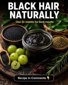 Black Hair Naturally: Evidence-Based Ways to Cover Gray Hair and Support Healthy Pigmentation