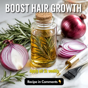 Boost Hair Growth Naturally with Onion and Rosemary Oil: Remedies for Every Scalp Type