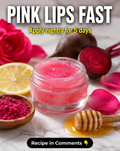 Pink Lips Naturally in 5 Days: Gentle Home Remedies for Soft, Healthy-Looking Lips