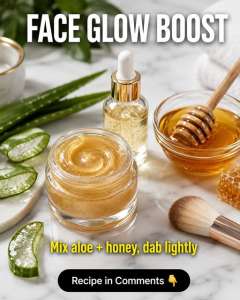 Face Glow Boost: Aloe and Honey Home Remedies for Naturally Glowing Skin