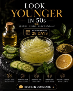 Look Younger in Your 50s Naturally: A 28-Day Skin Renewal Plan by Skin Type