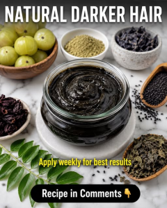 Natural Darker Hair at Home: Five Evidence-Supported Herbal Colour Remedies