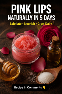 Pink Lips Naturally in 5 Days: Scientifically Supported Home Remedies for Soft, Healthy Lips