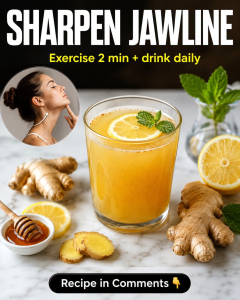 Sharpen Jawline Naturally: 2-Minute Exercise and Daily De-Puffing Drink