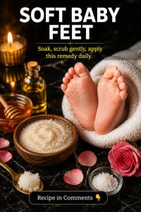 Soft Baby Feet at Home: Natural Remedies for Dry, Rough and Cracked Feet