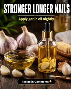 Stronger Longer Nails Naturally: Garlic Oil Nightly Remedy by Nail and Skin Type