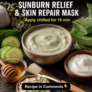 Sunburn Relief and Skin Repair Mask by Skin Type