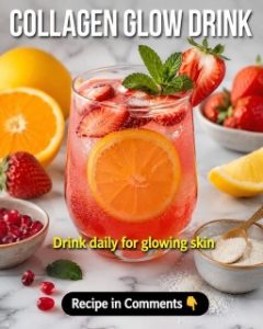 Collagen Glow Drink Naturally: 5 Science-Backed Skin-Support Drinks by Skin Type