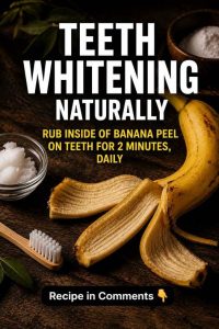 Natural Teeth Whitening at Home: What Actually Works and Why Banana Peel Is Not a Proven Remedy
