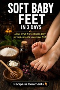 Soft Baby Feet in 3 Days: Natural Home Remedies for Dry, Rough and Cracked Feet