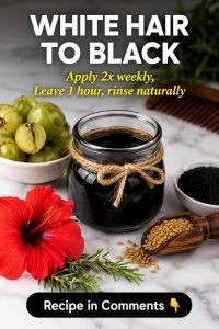 White Hair to Black Naturally: Evidence-Based Home Care for Premature Graying
