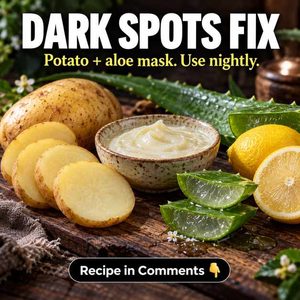 Dark Spots Fix Naturally with Potato & Aloe Vera: Scientifically Supported Home Remedies for Every Skin Type