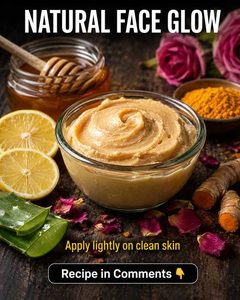 Natural Face Glow with Honey, Turmeric and Aloe: A Gentle, Evidence-Informed Guide