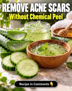 Remove Acne Scars Naturally Without Chemical Peel: Aloe Vera Gel, Cucumber & Honey Remedies for Every Skin Type