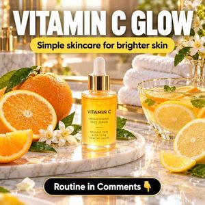 Vitamin C Glow: Orange and Vitamin C Beauty Care